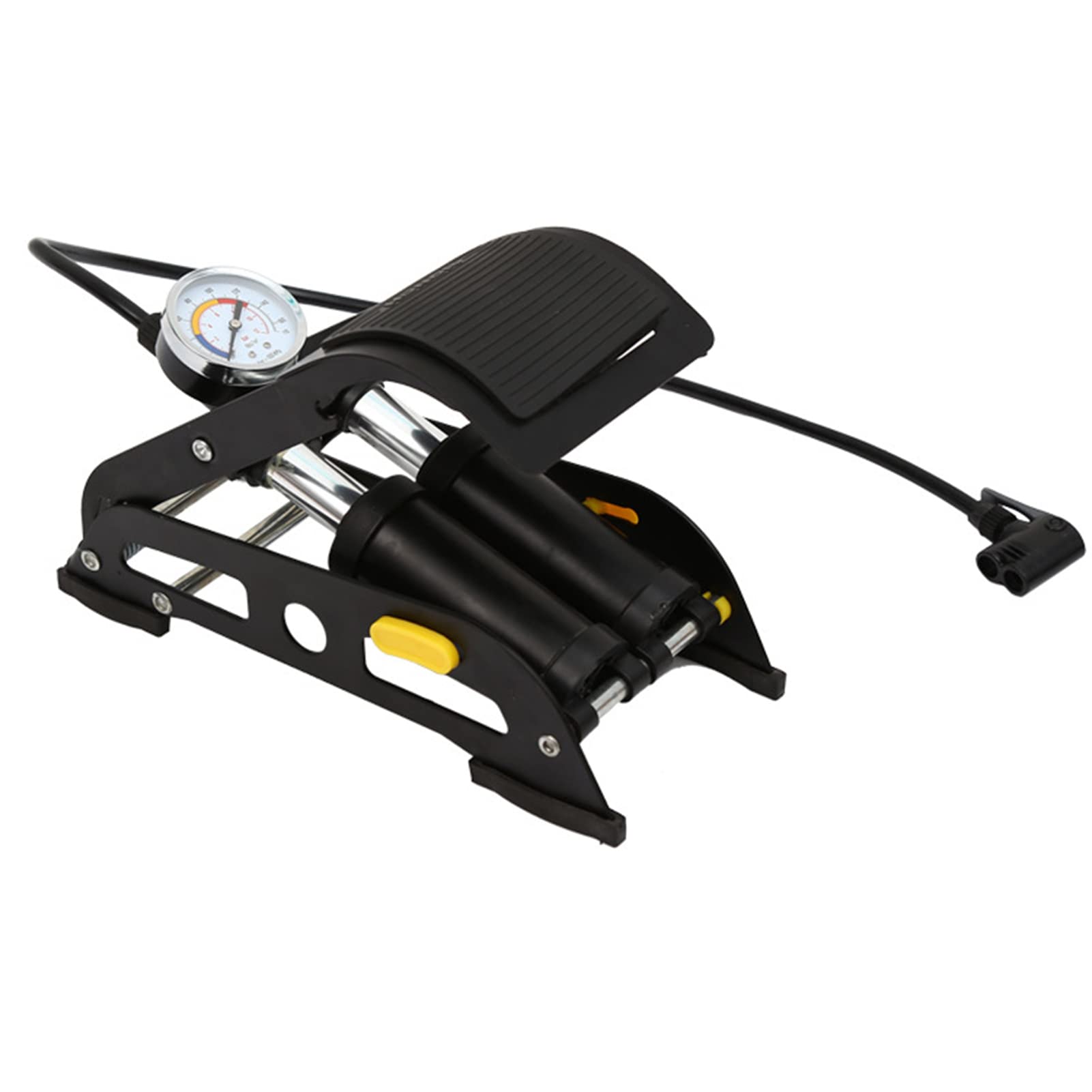 Buy Graflsoa 2In1 Folding Air Pump with Precise Barometer in Black High Pressure Pump with