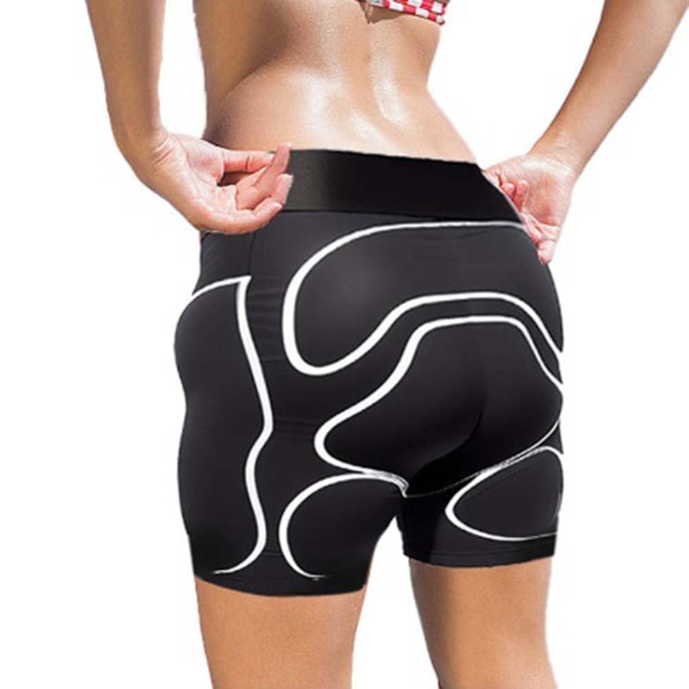 Spodnie śniegowe i śliniaki dla dorosłych, ochraniacze na biodra i kolana z wyściółką EVA, oddychająca tkanina nylonowa, spandex, do jazdy na nartach, snowboardzie, łyżwach, czarne