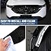 Birbenben Fit for Mazda CX-5 2017-2025 Accessories, Glossy Black Hood Bug Deflector Hood Bonnet Cover Trims Front Bumper Stone Guard Protection for CX 5 CX5 2018 2019 2020 2021 2022 2023 2024