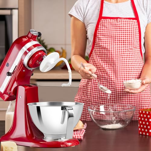 Tazón de Acero Inoxidable 3 Quart Compatible con KitchenAid miniatura 5