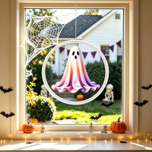 3 Pack Rechargeable Indoor Halloween Window Lights,4/6/12H Timer Function - image 7
