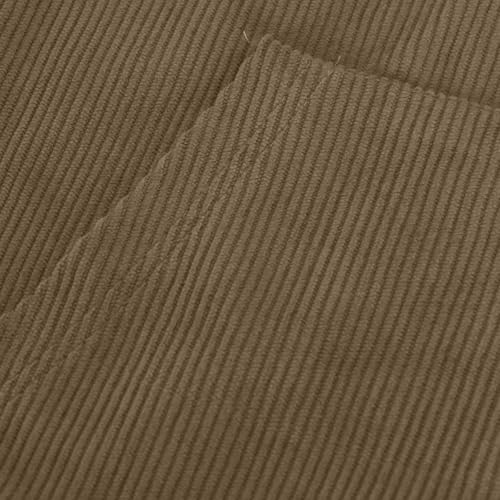 Mens Hoodies Long Sleeve Casual Corduroy Drawstring Sweatshirt With Pocket Lightweight Fall Stylish Tops Shirt4