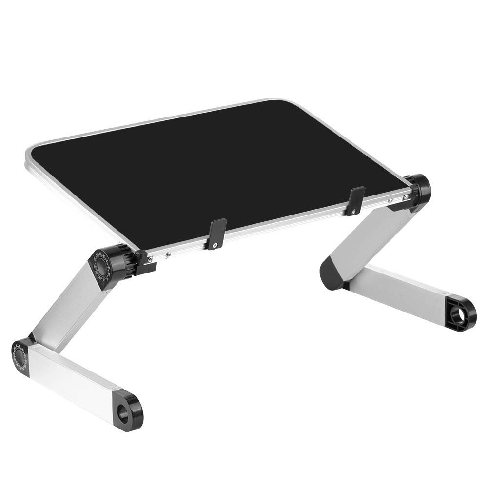 Ejoyous Aluminiowy Regulowany Składany Stół Pod Laptopa, Nośność 10 Kg
