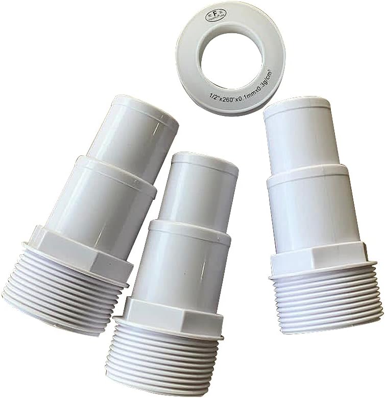FibroPool 18 in Pool Sand Filter 150 lb - Above Ground up to 10000 Gal - 6-Way Multiport Valve - 1.0 HP Compatible - Hose Adapters - Tank Only