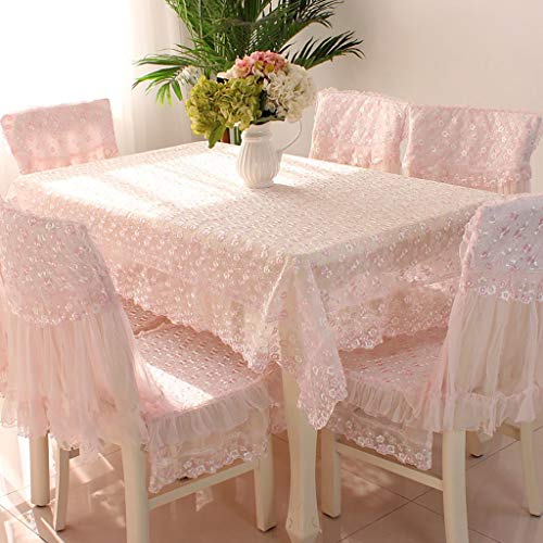 Nappe de dentelle raffinée WENJUN pour table et chaises - 2