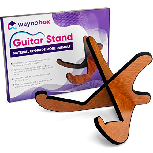 Wooden Guitar Stand – Portable Multi Instrument Stand for Classic ...