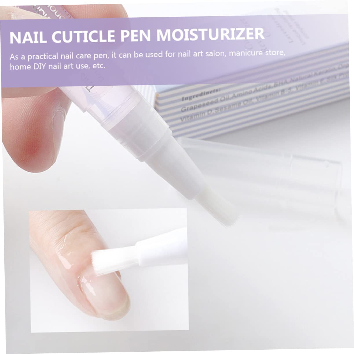 10piezas Bolígrafos De Aceite Para Cutículas Bolígrafos Nutritivos Para Uñas Para Salón De Uñas Doméstico Para Manicura
