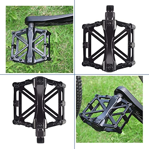 Image of Cycle Alloy Bike Pedals Anti-Slip Grip, Ultra-Light, Fits Most Bicycle