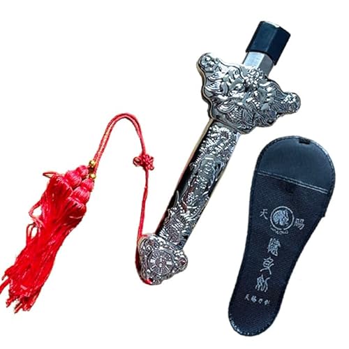 太極剣 伸縮剣 バランスよいシルバー 太極拳 剣術 剣ケース穂3点セット シルバー 模造剣