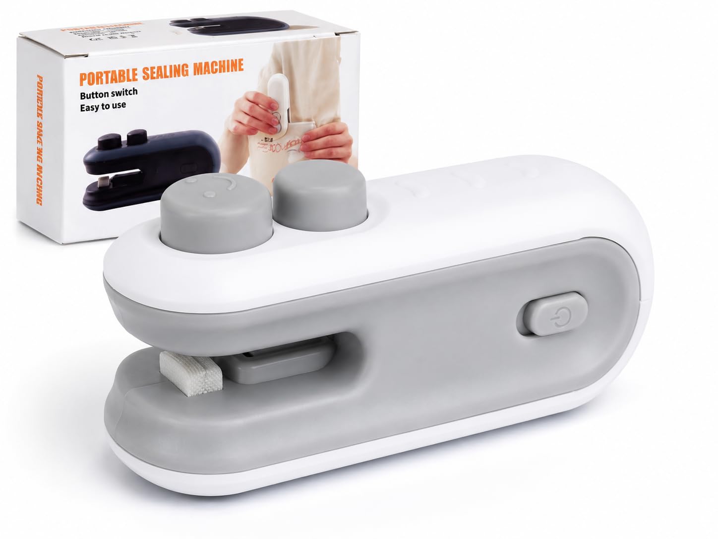 Mini Portable Heat Sealer Machine for Plastic Bags, USB Rechargeable Food Bag Sealer, Handheld Chip Sealer for Snacks, Fresh Food Storage, Kitchen Sealing Tool-image-39