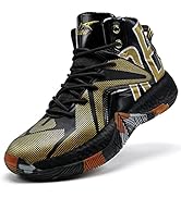 Scarpe Da Basket Bambini Unisex - Scarpe Sportive Alte Con Suola In Gomma Per Ragazzi E Ragazze