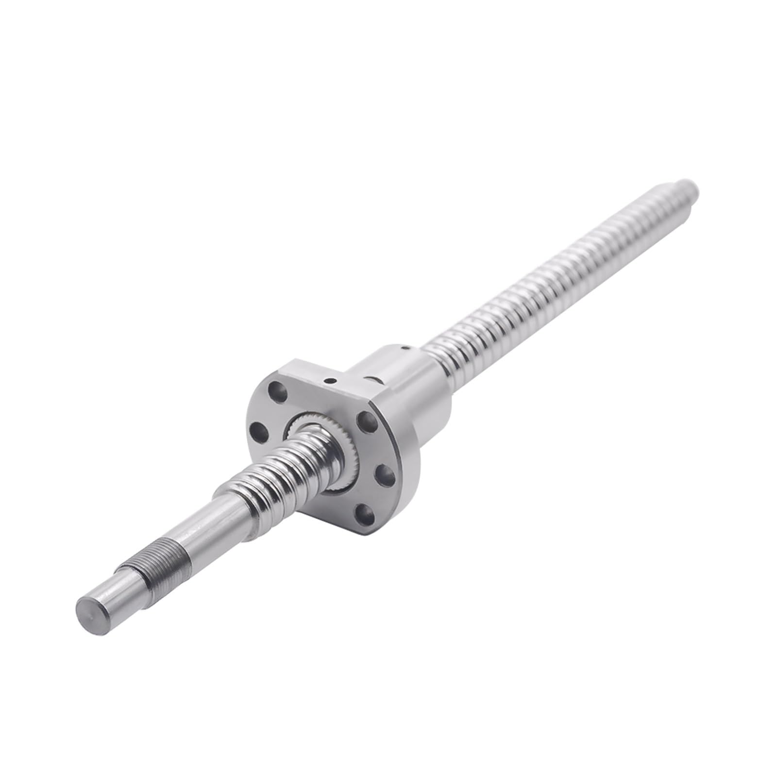 Guida ferroviaria lineare, SFU2005 200 250 300 350 400 500 600 800mm Vite A Ricircolo Di Sfere Rotolata C7 Con Flangia Singola Dado A Lavorato Parti CNC(600mm)