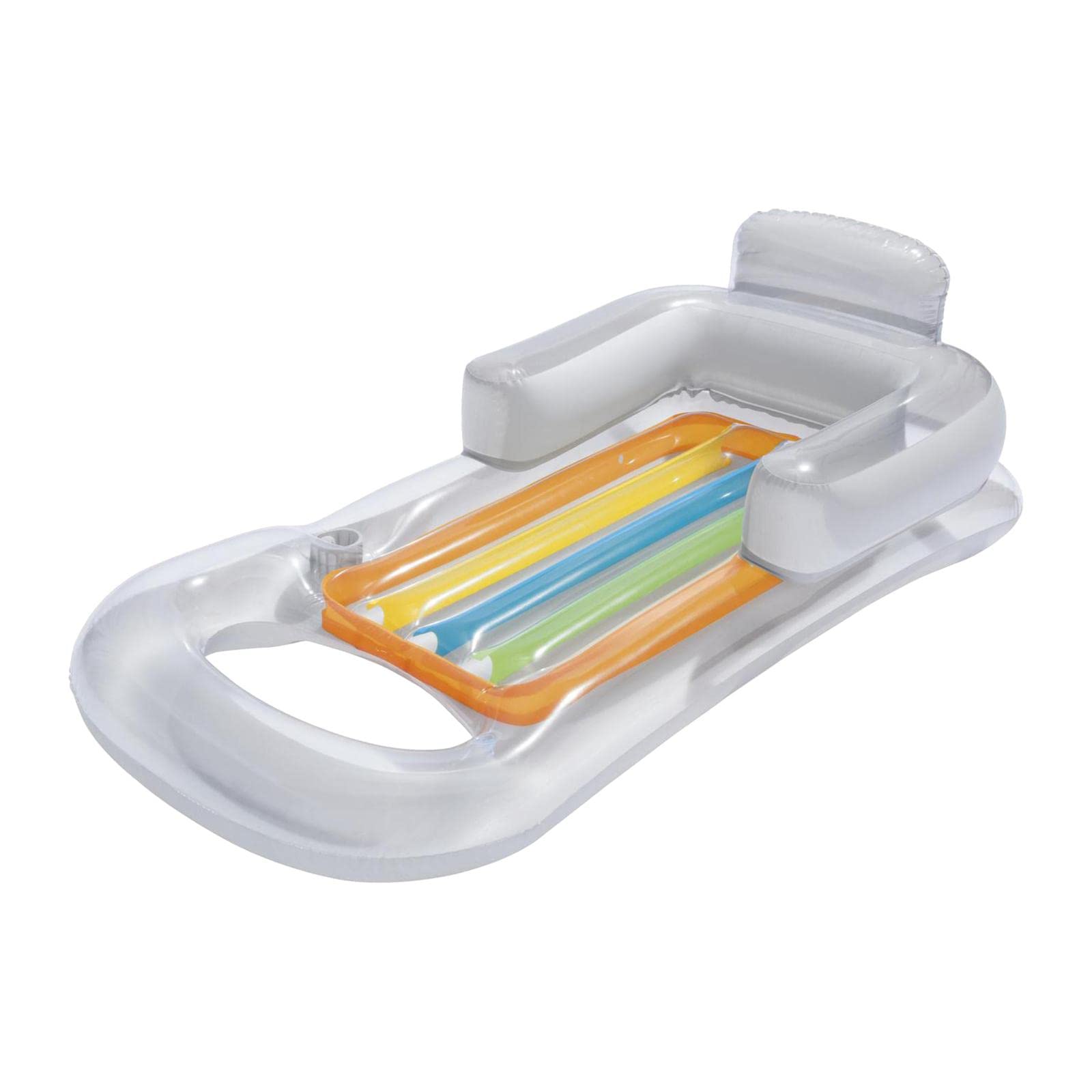UJEAVETTE® Swimming Pool Inflatable Lounger Floating Air Bed Water Mattress Sofa Clear-picture-23
