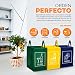 TRESKO Set de 3 Bolsas para Reciclar Basura | Sistema de Reciclaje...