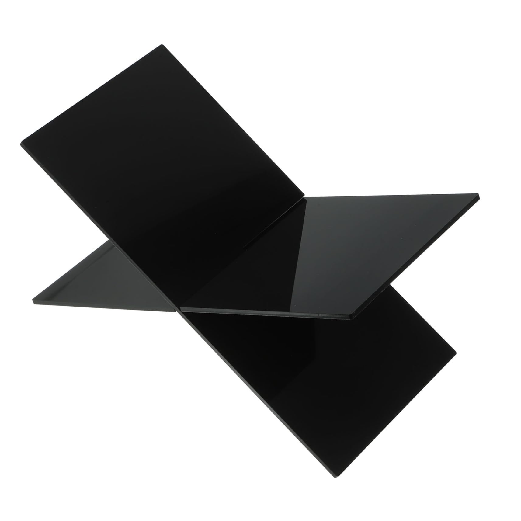 ARTIBETTER 1 Set Book Stand Support Stands Reading Cookbook Shelf Easels for Display Kitchen Holders Recipe Book Displays Display Rack Cookbooks Clear Book Holder Display Stand Black Acrylic