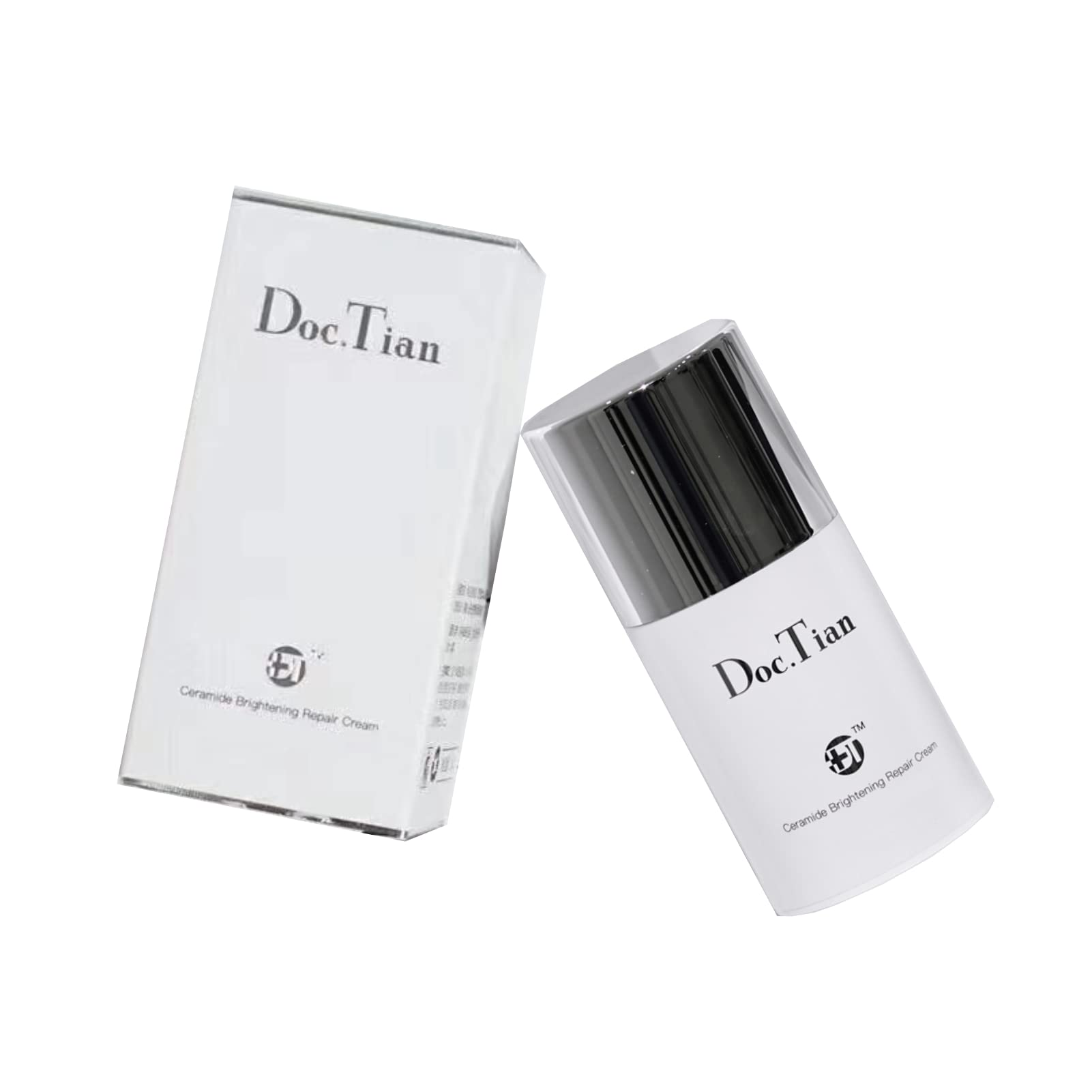 NCHDU Doc.Tian Ceramide Brightening Moisturizing Face Cream, Containing 18% Ceramide, Is Suitable for Aging and Dehydration Of All Skin Types, Skin Firming Cream - Mild and Nonirritating 50g/1.7oz