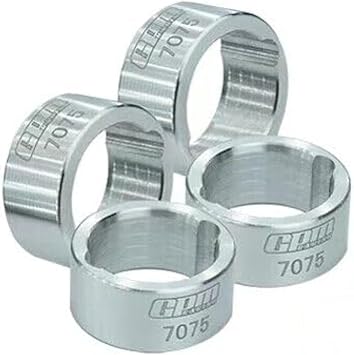 for TRAXXAS 1/6 4WD XRT 1/5 X-MAXX 6S 8S RC 4PCS Aluminum Joint Cup Reinforced Ring silver