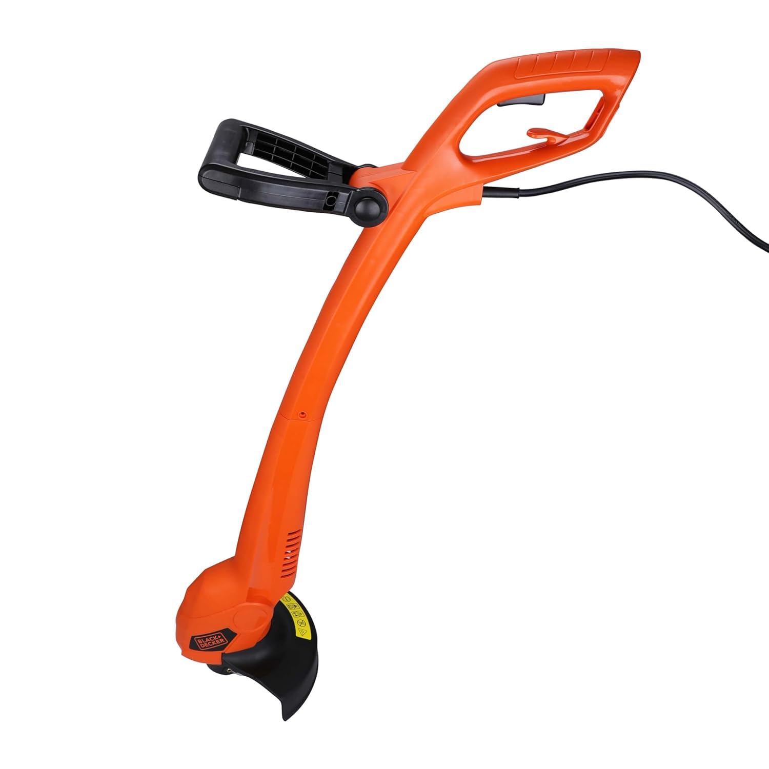 BLACK+DECKER GL350L 350W Corded String Trimmer, 12000 RPM, 23 cm (9") Cutting Width, 220-240V, 2.87m Cable Length, 1.6 kg,Dual Handed,Ideal for Light Trimming Maintenance in Weeds & Grass