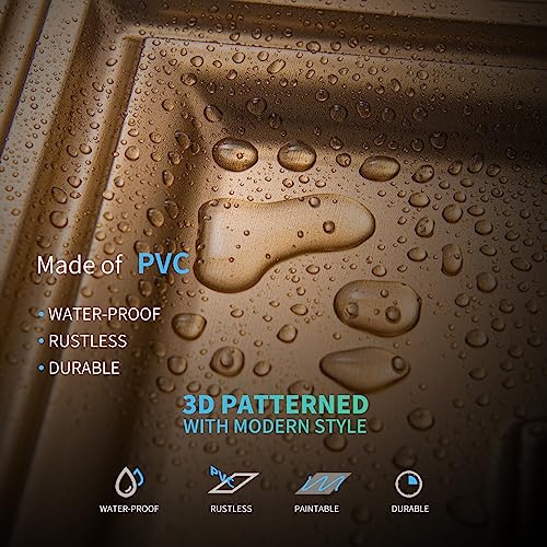 Image of Art3d Drop Ceiling Tiles, 24x48in. Bronze (12-Pack)