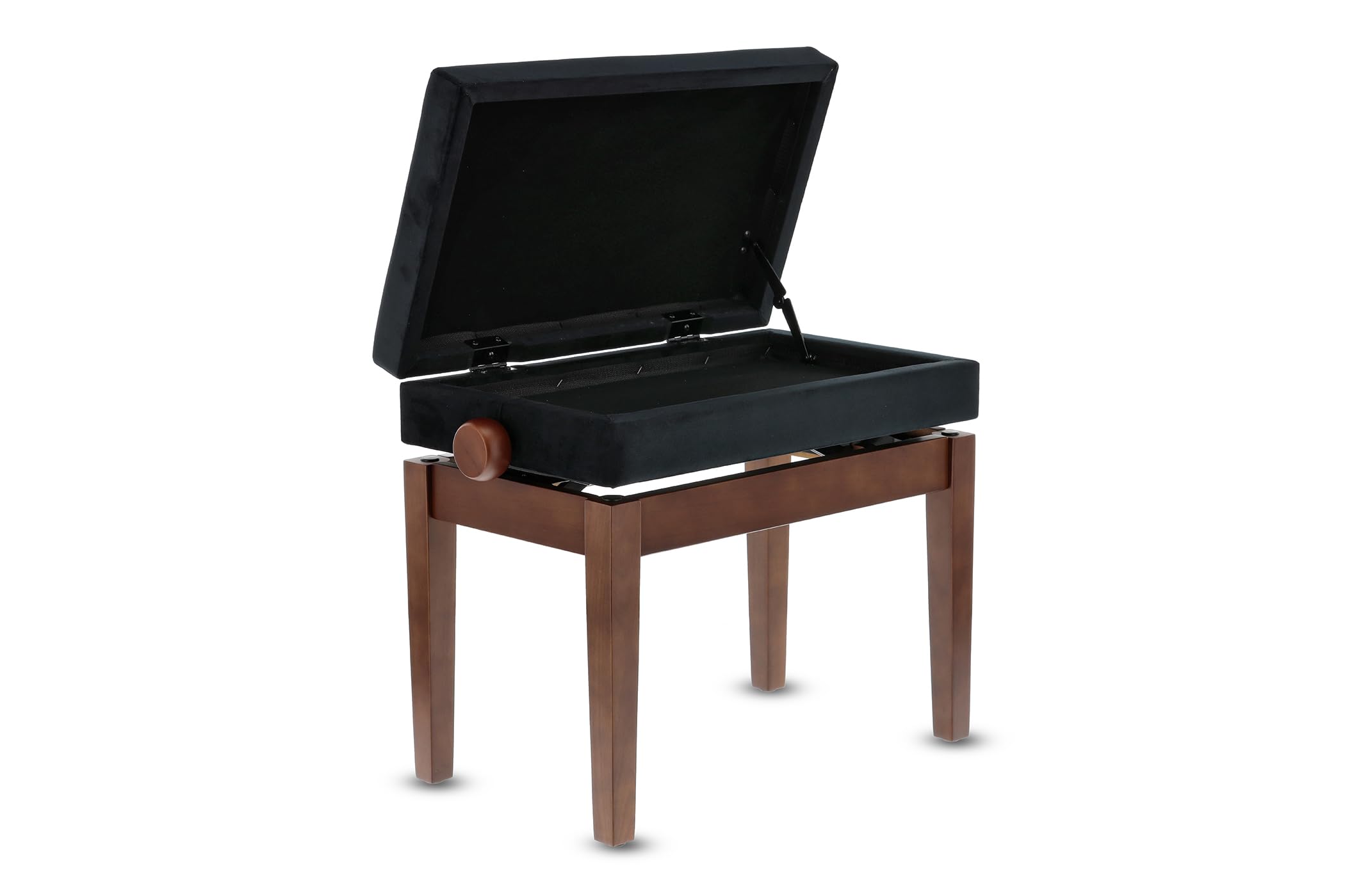 GEWA Pianobank Deluxe Compartment, nussbaum matt, mit Notenfach