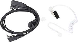 BUHB Walkie Talkie Headset, Intercom Headset for Walkie Talkie Anti‑noise Excellent Sound for Walkie Talkie for Remote Communication