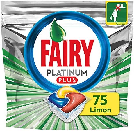Fairy Platinum Plus Dishwasher 75 Lemon Scented Tablets Amazon Ae