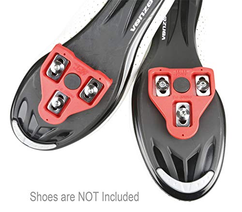 Image of CyclingDeal Bike Cleats Compatible with Peloton & Look Delta - Indoor Cycling & Road Bike Bicycle Cleats Set - Compatible with Indoor Exercise Bikes Pedals & Shoes