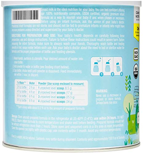 The Honest Company Organic Premium Infant Formula with Dha, Premium, 21 Ounce - Thumbnail 2