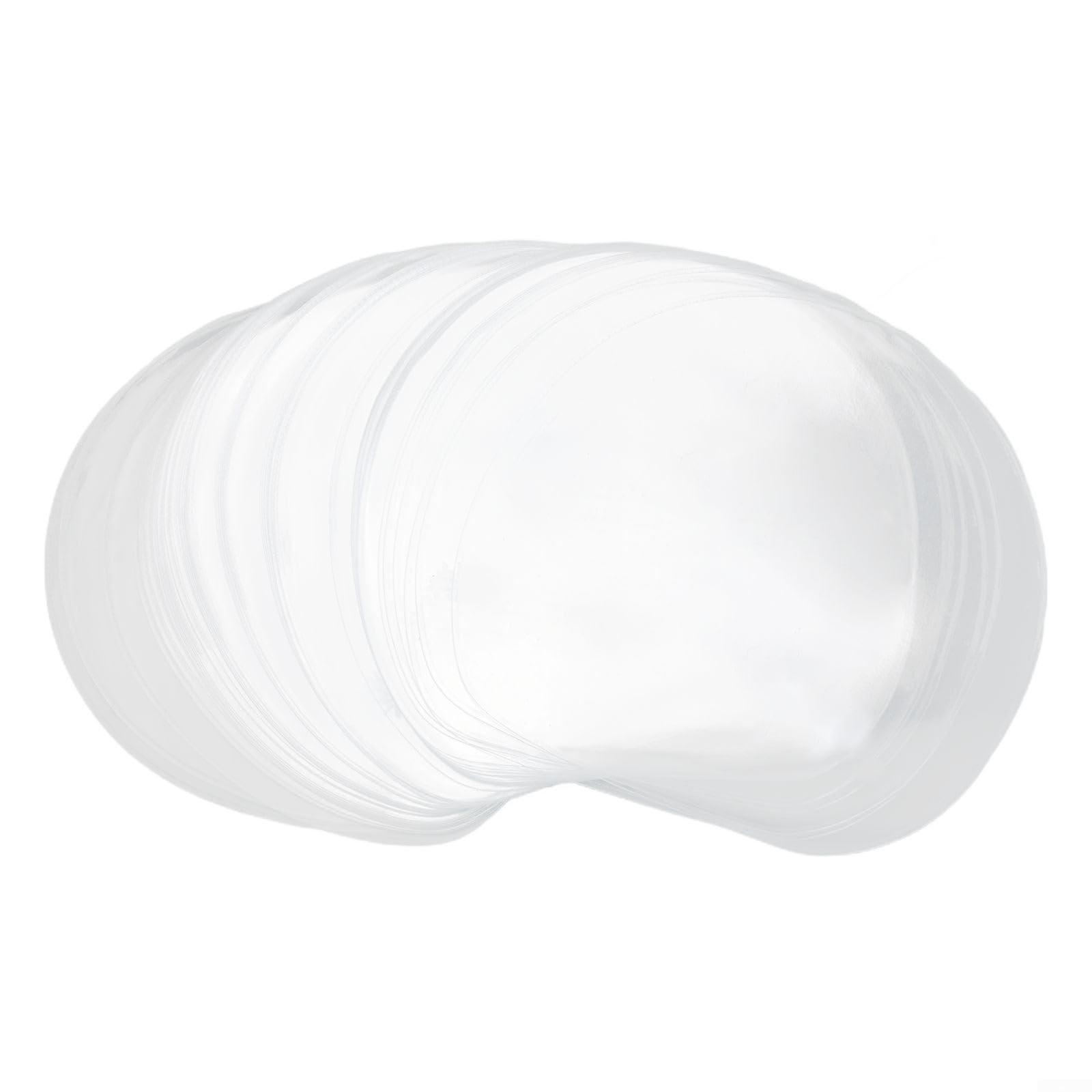 Film de protection en caoutchouc pour raquette de tennis de table – 50 housses transparentes en PVC pour raquette de ping-pong en caoutchouc 16,9 x 16,9 cm réutilisables pour une application