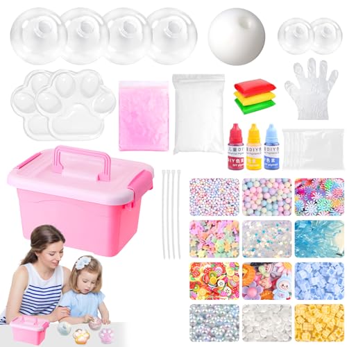 Milky Blank Skins Leere Stressball DIY Kit, Squishy Selber Machen Set,...
