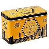 New English Teas Manchester: lata de té con 40 bolsitas de té English Breakfast