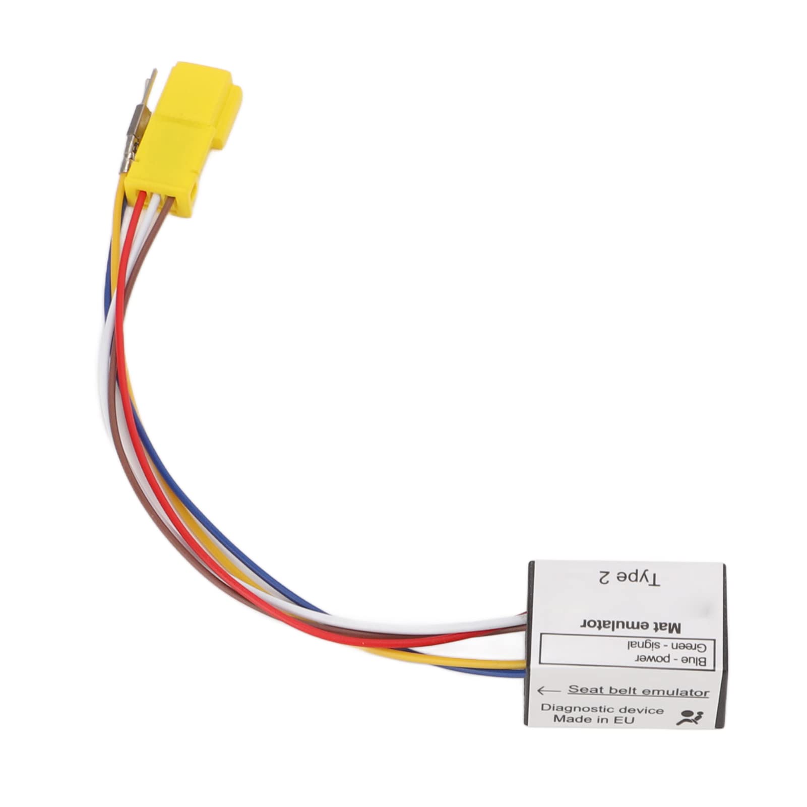 Beifahrersitz-Belegungsmatten-Sensor-Bypass-Emulator, Ersatz für EU Benz W639 EU 2003–2014 mit ABS-Material, Löst SRS-Warnlampenproblem