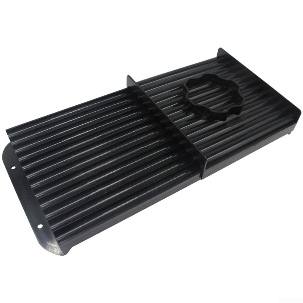 Carp Fishing Baitmaker Boilie Roller Table, Hard Plastic Bait Rolling Board with Interchangeable Moulds for 8mm to 20mm Hook Baits, Compact Tackle Craft Tool(12mm)