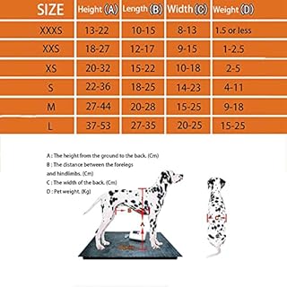 ASHILD Carrellino Cane Disabile Grande per Cani di Taglia Grande, Carrello Cani Disabili Pet Sedia a Rotelle, Zampe Posteriori di Riabilitazione, Cane Carrello, Ruote (Size : Large 2)