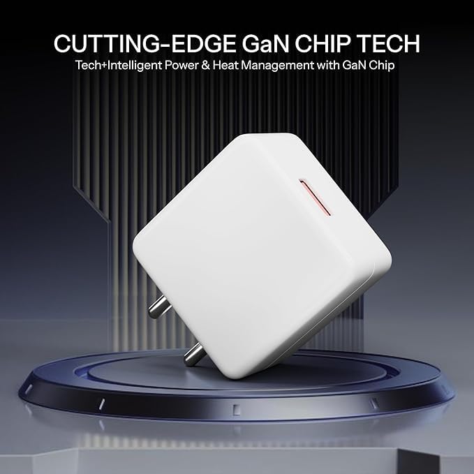 Image of 100W SUPERVOOC Charging Adapter | Warp /Dash Fast Charge Support | OnePlus 15, 13, 13R, 12, 12R, 11, 11R, 10, 10 Pro, 9, 9R, 8, 8T, 7, Nord, CE 3 Compatible | White