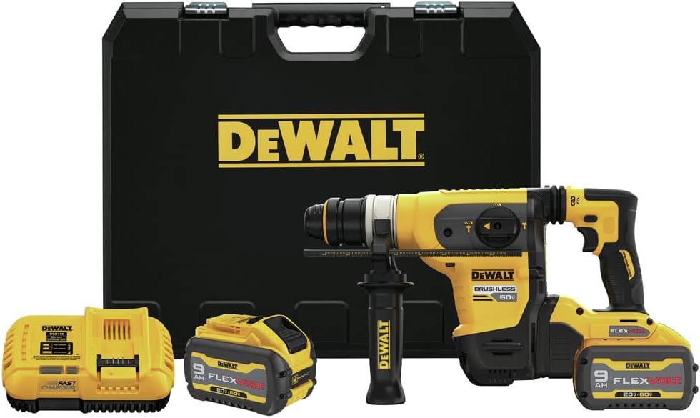 60V MAX* 1-1/4 In. Brushless SDS PLUS Rotary Hammer Kit