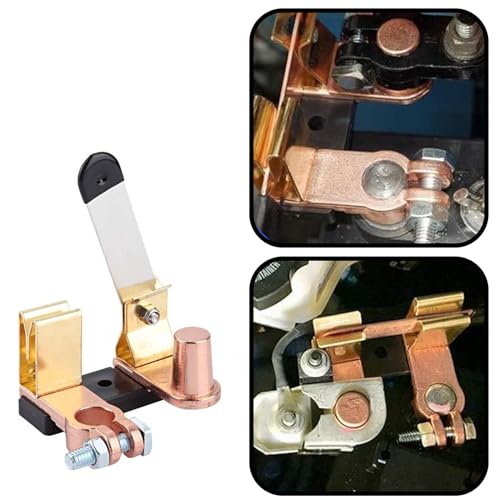 Accu loskoppeling 12V 24V voor auto, vrachtwagen, bedrijfsvoertuig, boot, camper met hoofdschakelaar van accu met messchakelaar, batterijklem, batterijverdeler - Afbeelding 5