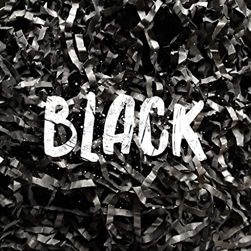 Black Shredded Tissue Paper Shred Hamper Gift Box Basket Filler Fill Party Decorations