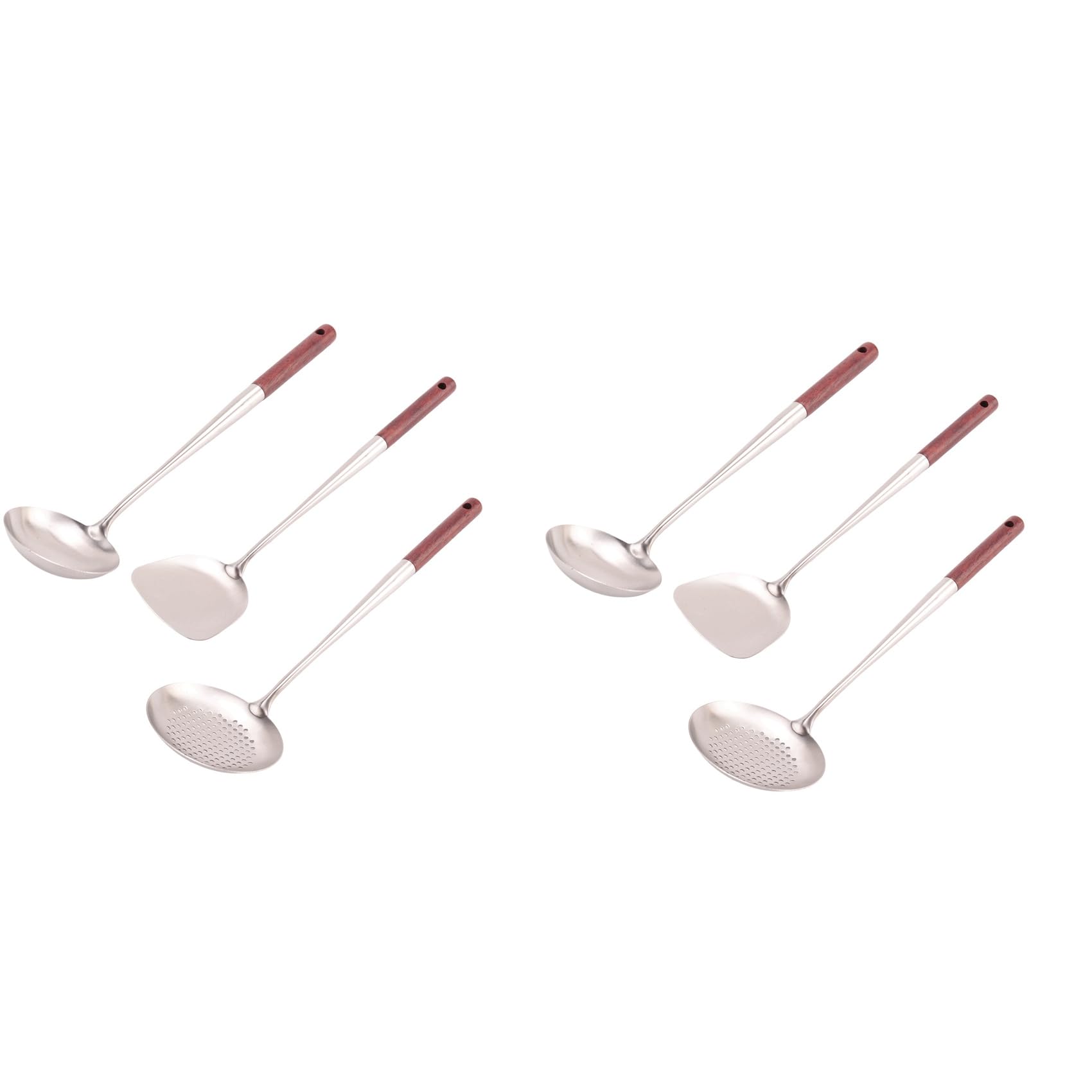 Ensemble d'outils de louche de wok pour réussir vos sautés faits maison