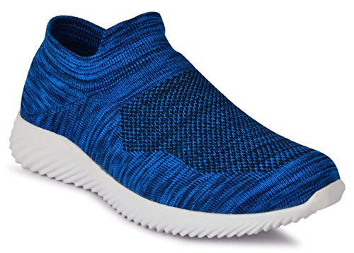 Image of Aadi Mens Aadi Men's Blue & White Mesh Outdoor Casual ShoesSneaker