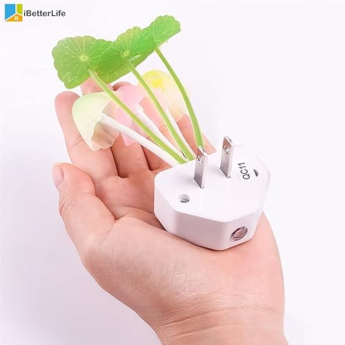 Miniatura 6 de iBetterLife Paquete de 2 luces LED de noche enchufables sensor automático de atardecer a amanecer lámpara de pared de ahorro de energía de 0.5 W,