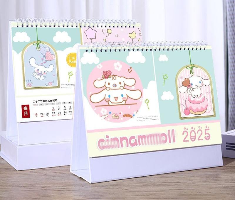Amazon.co.jp: シナモロール カレンダー 2025年 卓上カレンダー グッズ