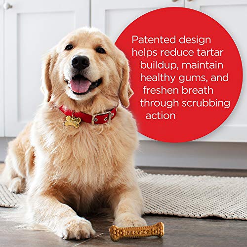 Milk-Bone Brushing Chews Daily Dental Dog Treats Original Large Treats 24.2 Ounces, Red, 18 Count (Pack Of 1) #TOP4