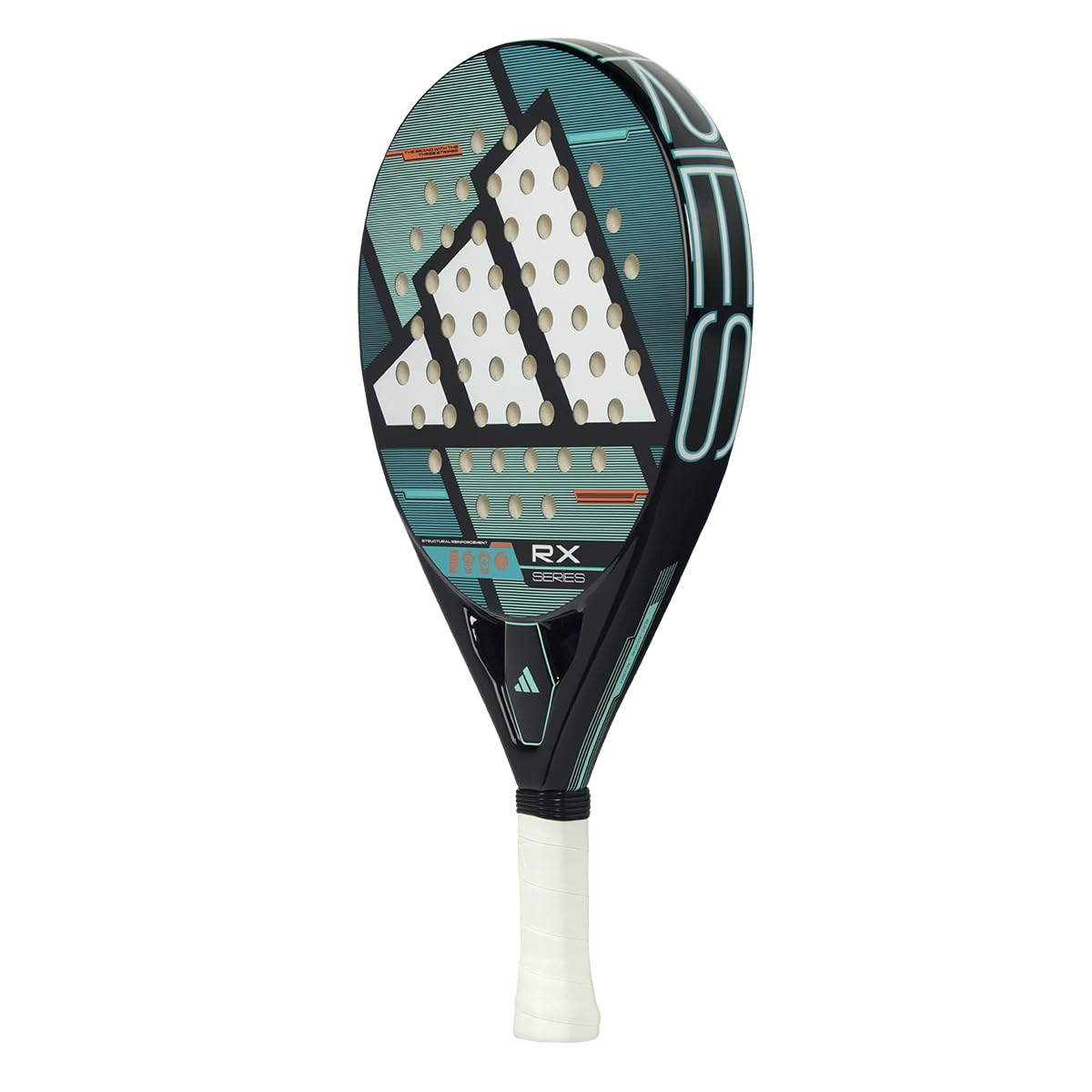 Pala de pádel adidas RX Series 2026,Verde, Forma Redonda, Fibra de Vidrio, Goma eva Soft Performance
