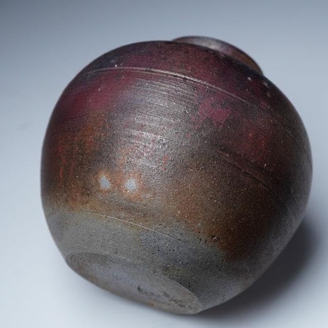 市野信水 丹波焼〆茶入 共箱 茶道具 茶器 濃茶 兵庫県 立杭道具