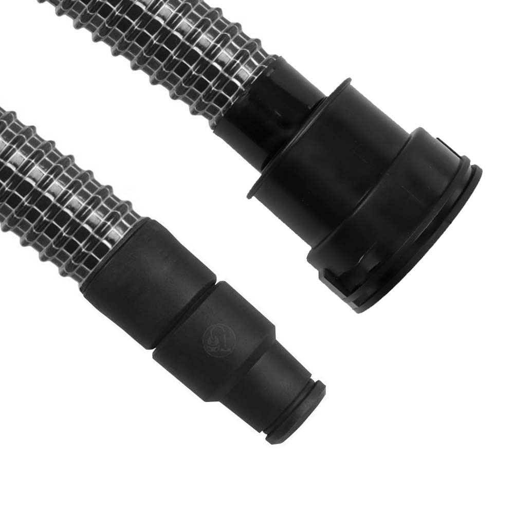 PRIMEBAG Gewebeschlauch 3m Schwarz passend für BTI NTS 20 | Schlauch Saugschlauch Stahlfeder Industriestaubsauger, MADE GERMANY Meterware