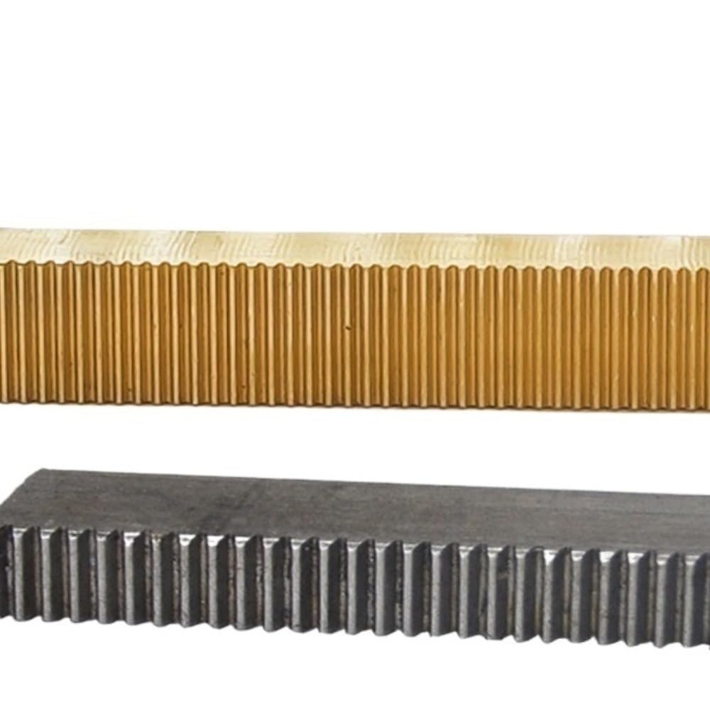 Cremagliera in ottone a denti dritti da 0,5 moduli, lunghezza da 200 mm a 1000 mm, trasmissione lineare con ingranaggi cilindrici da 0,5 m meccanico(5x8x750mm)