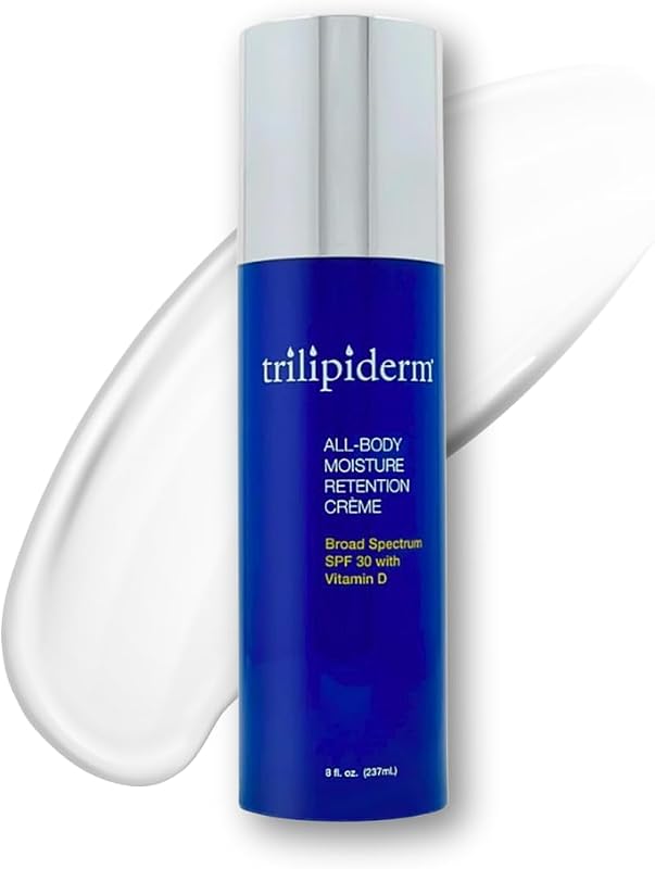 Trilipiderm All-Body Moisture Retention Creme SPF 30, Body Sunscreen, 8 oz