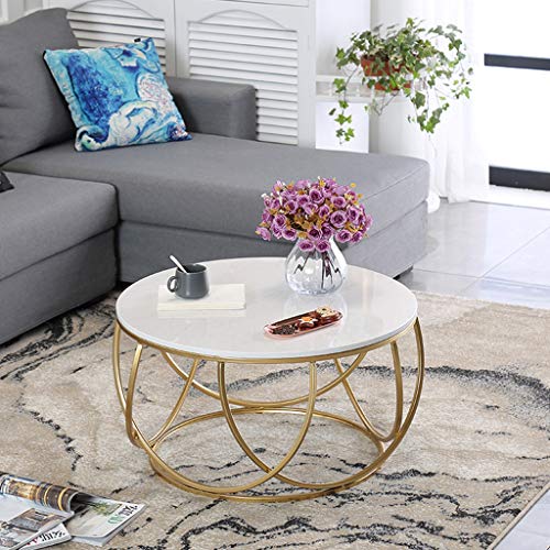 Table basse d'angle en marbre pour optimiser les petits salons encombrés - 3