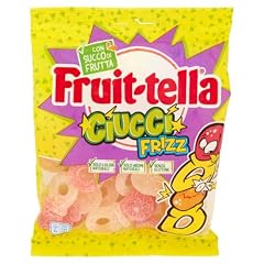 Fruittella Ciucci Frizz Caramelle Gommose, Gusto Frutti Assortiti con Succo di Frutta, Senza Glutine, Formato Busta da 175 gr